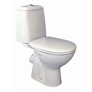 Riga klósett með veggstút