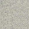 Square granite tile with speckled gray and black grain on white background
