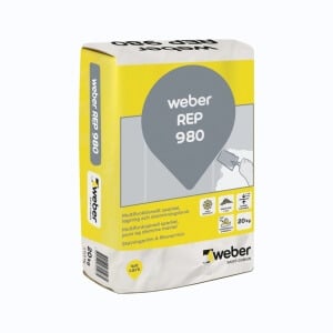 WEBER REP 980 STEININGARLÍM OG FILTUNARMÚR (GRÁTT) (MAXIM) (20KG)