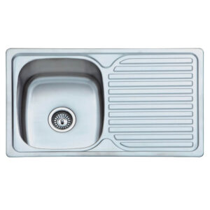 BOLOCO EINFALDUR STÁLVASKUR MEÐ BORÐI TIL VINSTRI