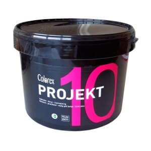 Málarahvítt - Colorex projekt 10 innimalning malarahvitt