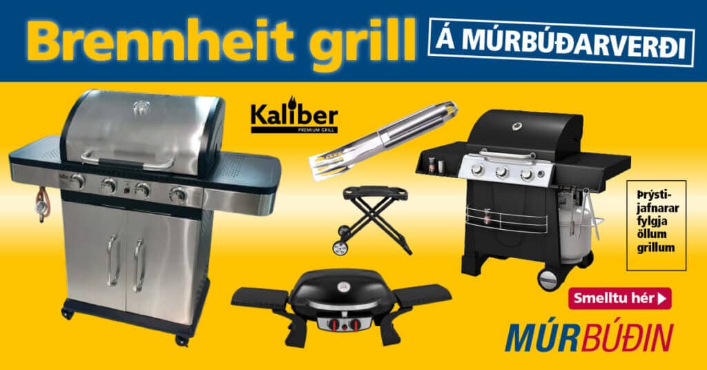 Kaliber gasgrill fyrir vandláta