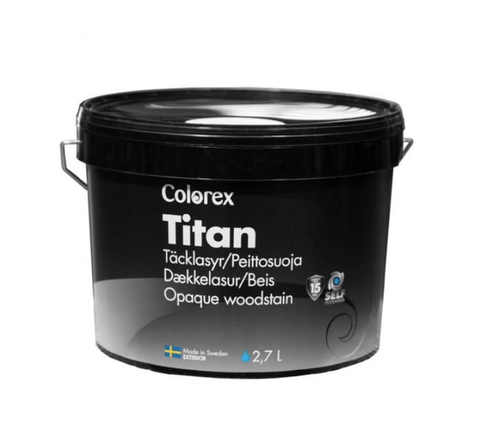 TITAN Hybrid Þekjandi Viðarvörn - 2,7L - allt að 15 ára ending