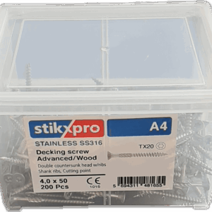 Ryðfríar tréskrúfur