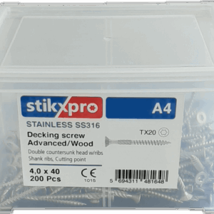 Ryðfríar tréskrúfur