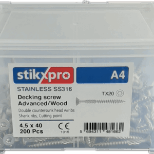 Ryðfríar tréskrúfur