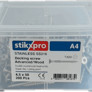 Ryðfríar tréskrúfur