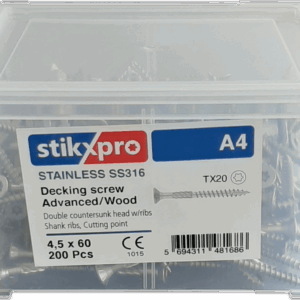 Ryðfríar tréskrúfur