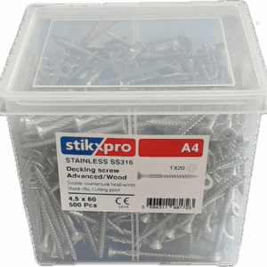 Ryðfríar tréskrúfur