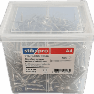 Ryðfríar tréskrúfur