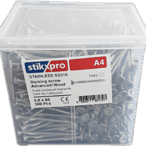 Ryðfríar tréskrúfur