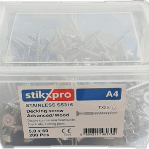 Ryðfríar tréskrúfur