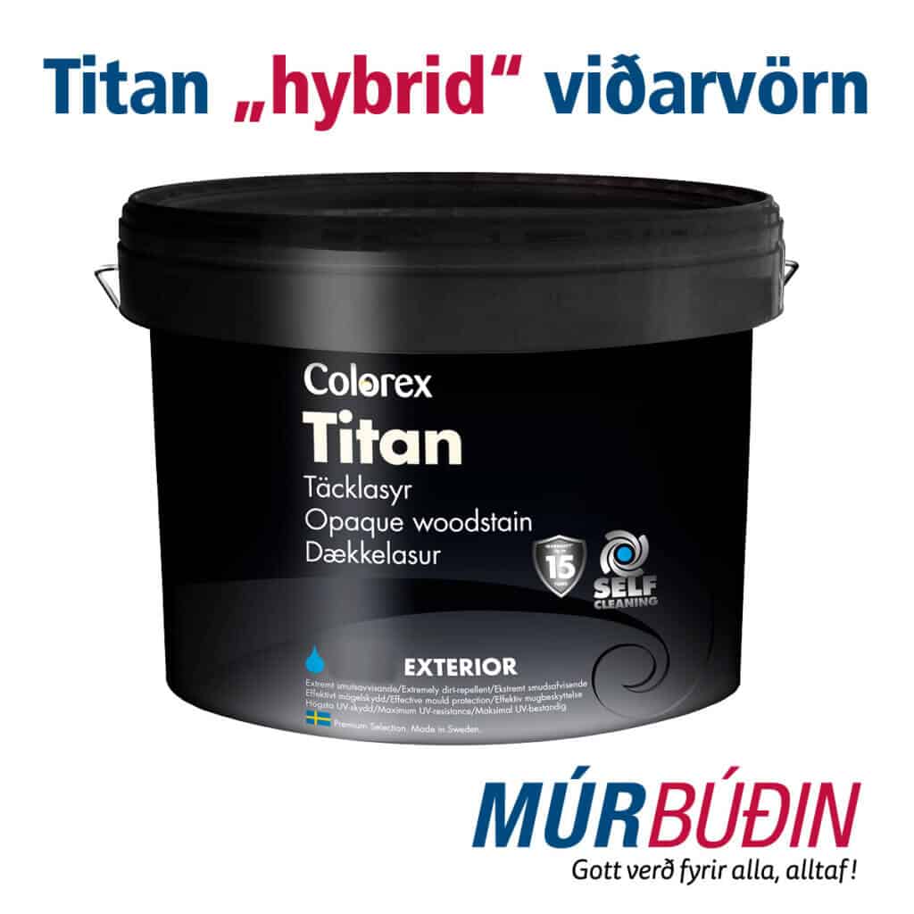 Titan hybrid þekjandi viðarvörn