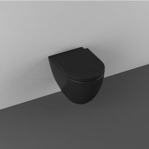 Upphengt klósett Infinity svart