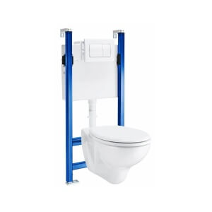 Mr. Clever vegghengt salernissett - Með innbyggðum standi - Rimless