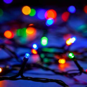 Falleg jólasería með 100 marglitum LED ljósum