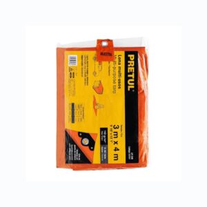 Yfirbreiðsla Pretul, Vatnsheld, 3x4 metrar