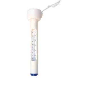 Medical syringe with a long white body, clear measurement window, and blue end used to measure or administer liquids.