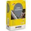 Yellow Weber Stolbeton bag for fast-setting concrete mix, 18 kg