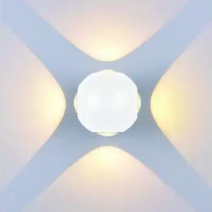 Veggljós 4W 3000K Hvítt