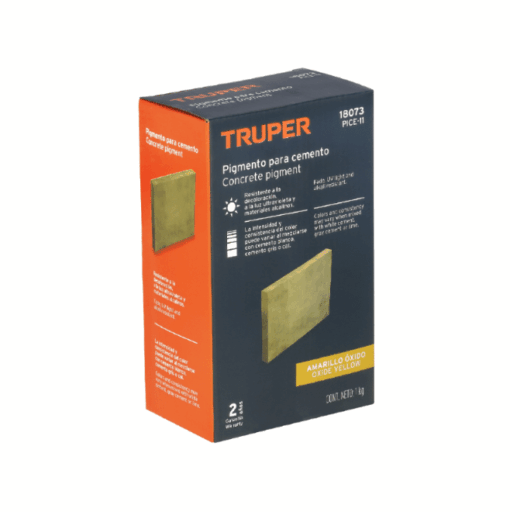 Truper þurrlitur í steypu Oxid Gulur 1kg