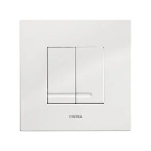 Sturtuhnappur Tvöfaldur Delos hvítur