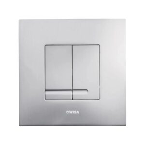 Sturtuhnappur Tvöfaldur Delos króm