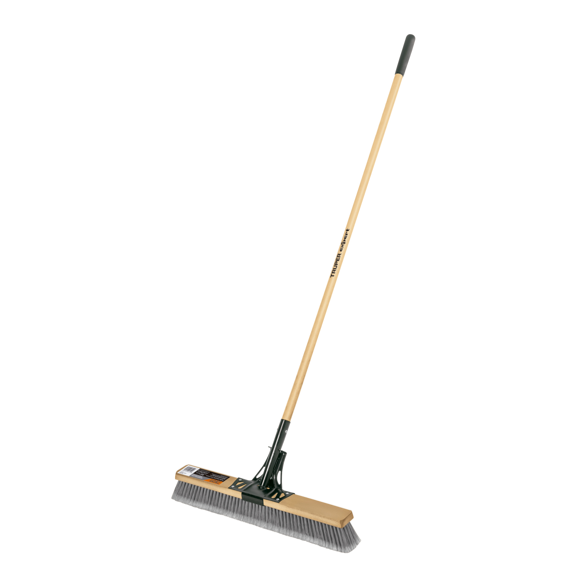 CEPI-60SX - Múrbúðin Wooden-handled broom with a wide rectangular bristle head for sweeping floors.