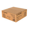 Cardboard box packaging for a Truper 16-inch wheelbarrow tire, with wheel illustration and product specs.