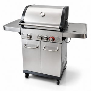 3 brennara Kaliber grill með Sizzle Zone