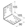 DMX KL5 Bygg. Vinkill 105x105x90mm - Image 2