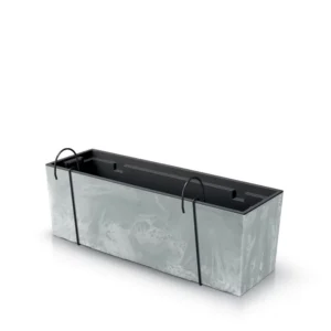 Blómapottur Urbi hangandi ljós grár 580x180x195mm
