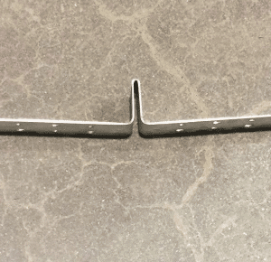 Masonry bracket, straight f. Baurock stein