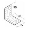 DMX KPL1 BYGGINGAVINKILL STYRKTUR 90X90X65MM - Image 2