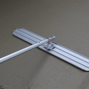 Gólfglattari Magnesium rúnaður 122cm
