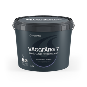 Hagmans Väggfarg 7 innimálning 2,7 L