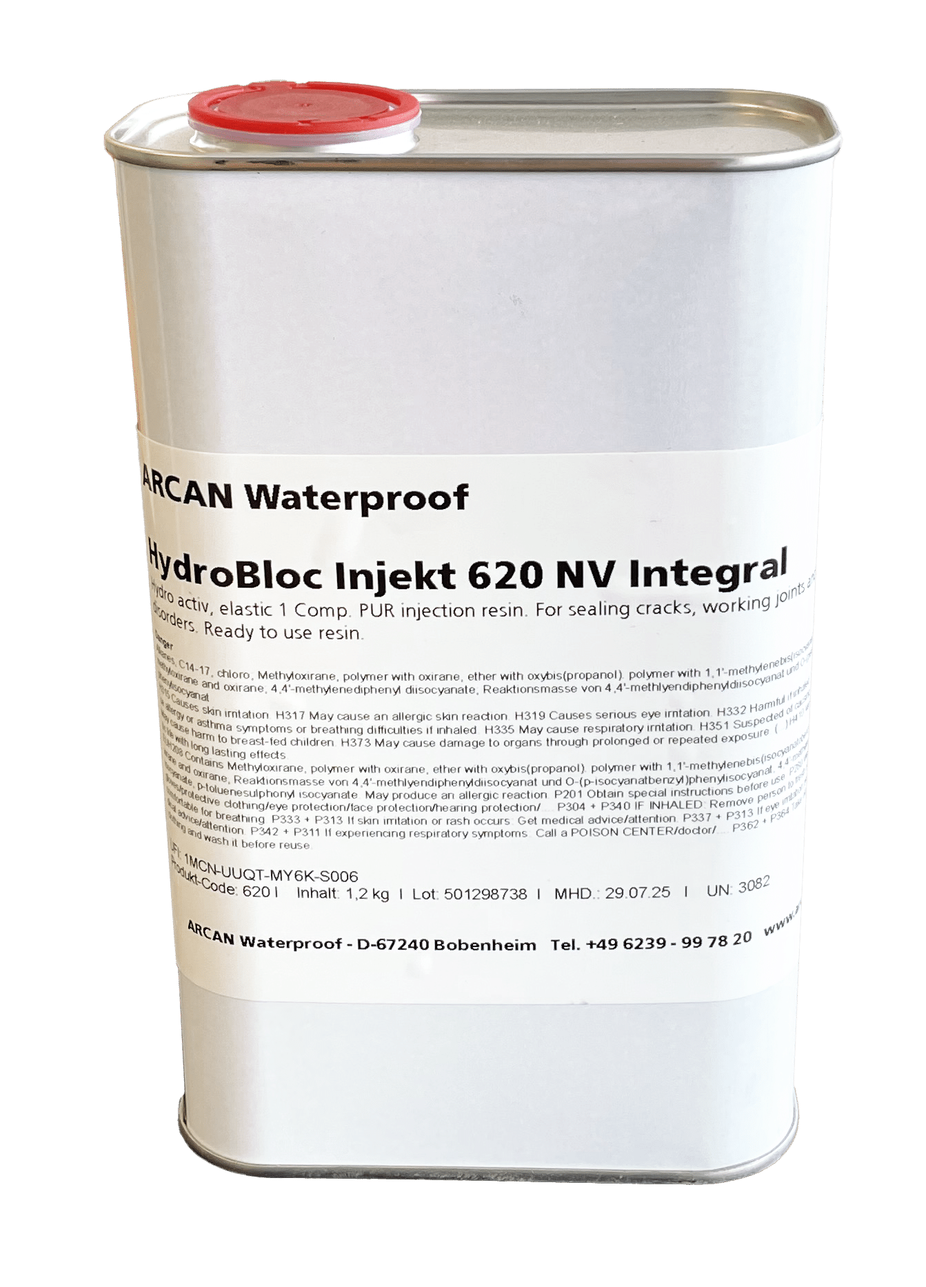 Inndælingarefni, Arcan Hydrobloc Intergral 620 1,2 kg