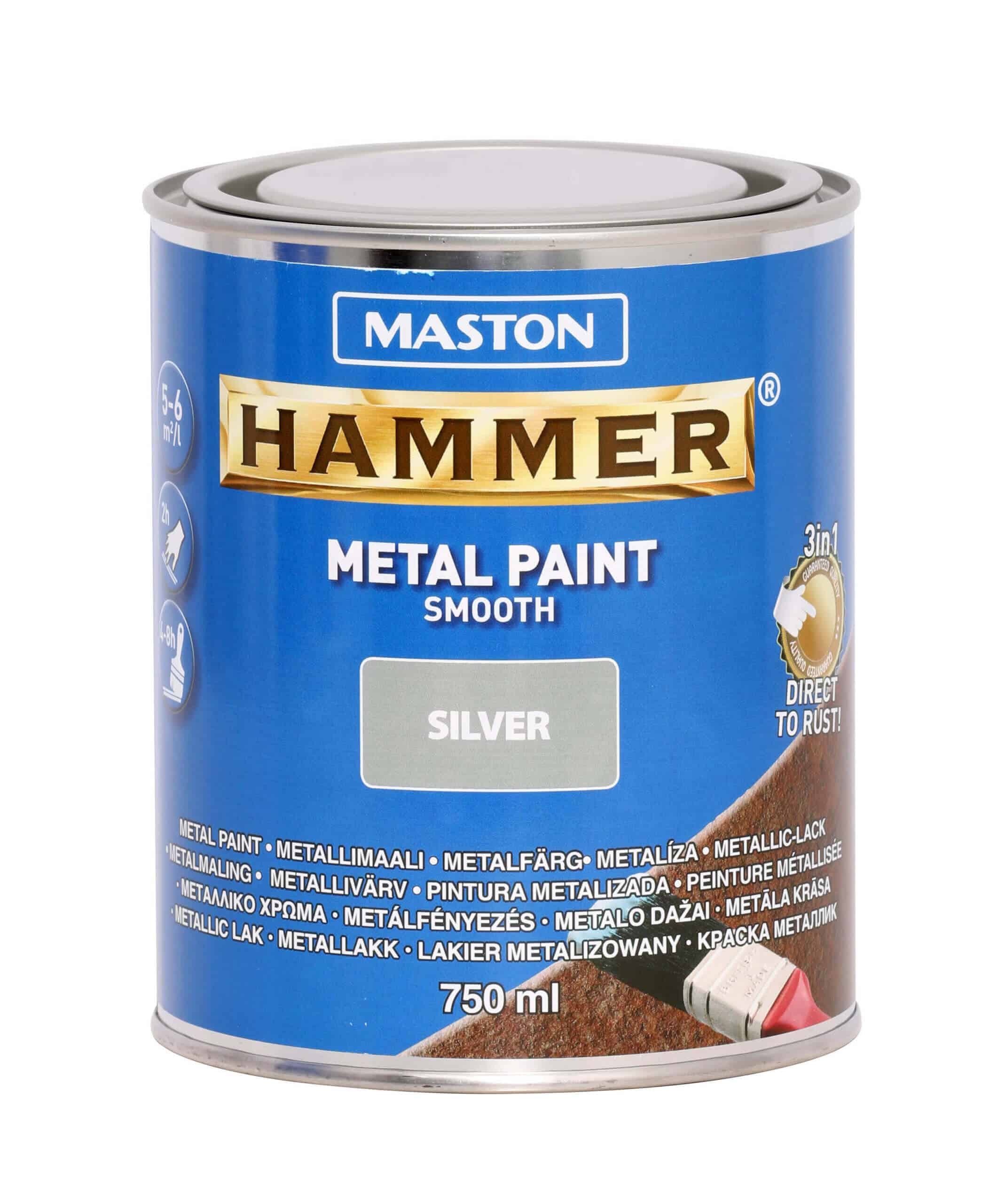 Maston Hammer Smooth - Silfur, 750ml
