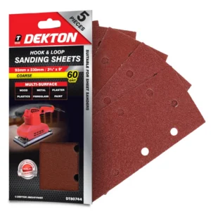 Dekton sandpappír - 5 í pakka