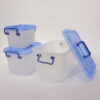 PLASTKASSI 23L HVÍTT/BLÁTT MEÐ LOKI - Image 3