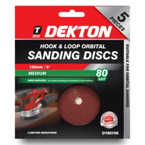 Dekton sandpappír diskur 125mm 5stk