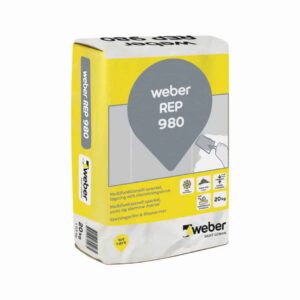 WEBER REP 980 STEININGARLÍM OG FILTUNARMÚR (GRÁTT) (MAXIM) (20KG)