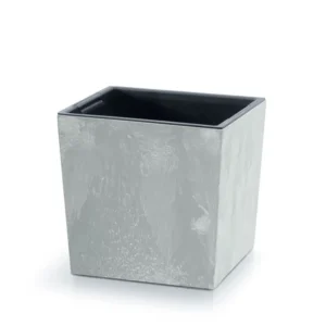 Blómapottur Urbi ferkanntaður ljósgrár 295x295x290mm