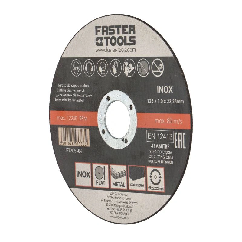 Skurðarskífa fyrir málm INOX 125x1,0mm