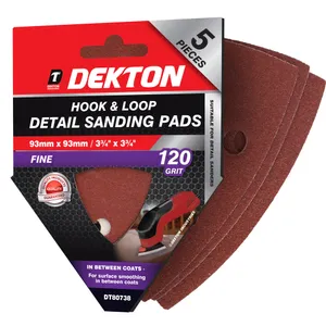 Dekton sandpappír þríhyrningur 93x93mm