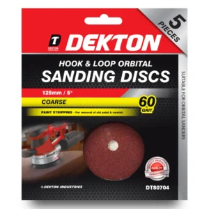 Dekton sandpappír diskur 125mm 5stk