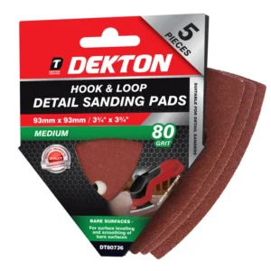 Dekton sandpappír þríhyrningur 5stk