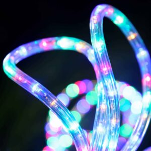 LED Ljósaslanga - Marglit - 10 metra 360 ljós IP65