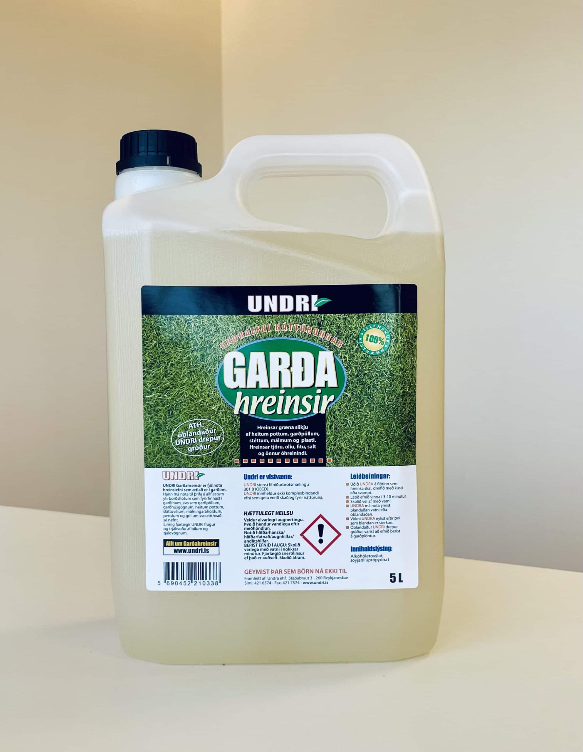 Garðahreinsir frá Undra 5l