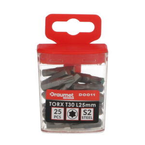 DRAUMET Premium Torx Bitar T30 25 stk í pakka